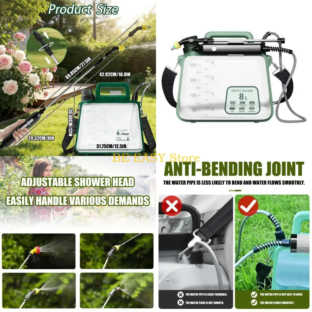 E28F Two speed 8L Dispensing Bottle With LED Display Resistant To factors For Vegetation And Cleaning