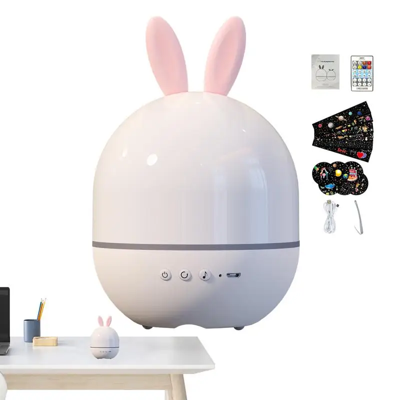 

Starry Projection Light Rabbit Starry Projection Lamp Decor Adjustable Brightness Projection Nightlight For Living Room Kitchen