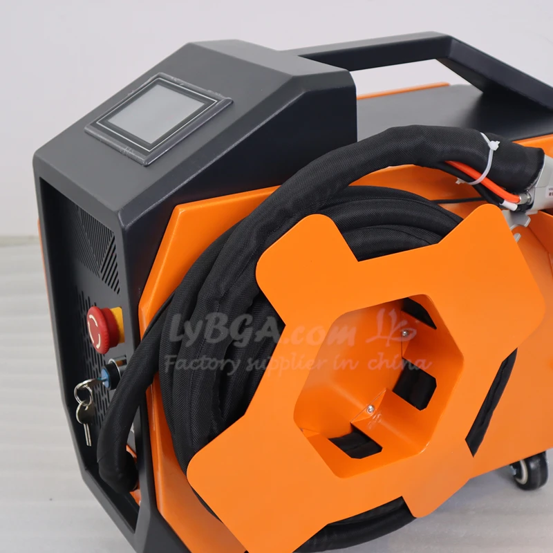LYBGACNC Mini Air-cooled Handheld 3 in 1 Fiber Laser Welding Head Laser Welding Cleaning Cutting Machine 800W 1200W 1500W