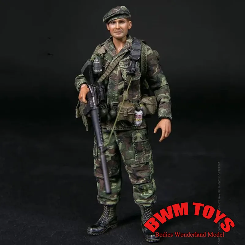 DAMTOYS DAM PES009 1/12 Scale Collectible Vietnam War Marine Force Recon 6 inches Mini Solider Action Figure Model Toys