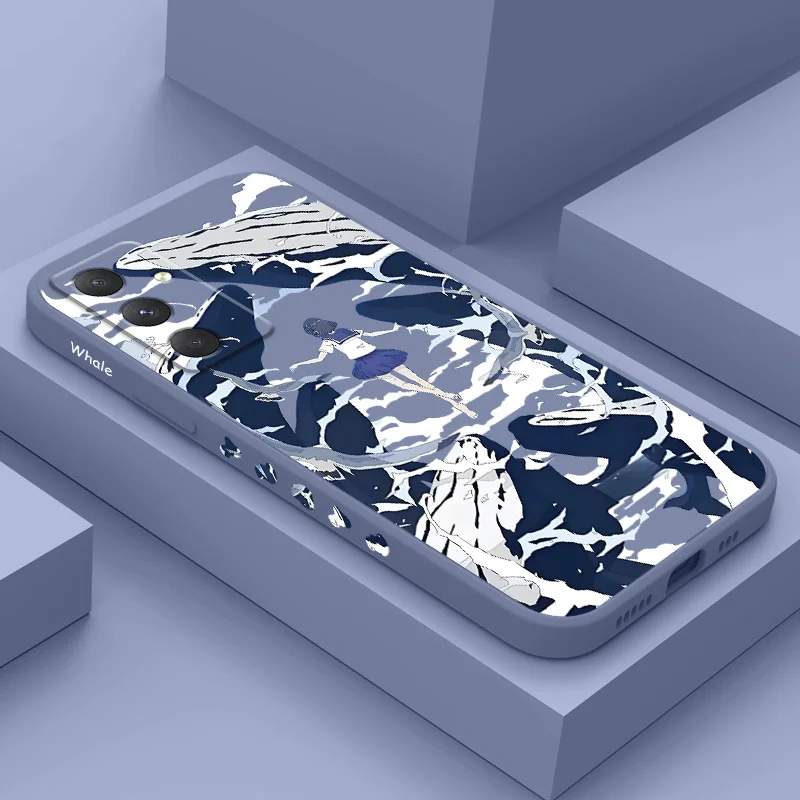 

Magic Whale Phone Case For Samsung Galaxy A17 A07 A56 A36 A26 A16 A06 A55 A35 A25 A15 A05 A54 A34 A24 A14 A04 Silicone Cover