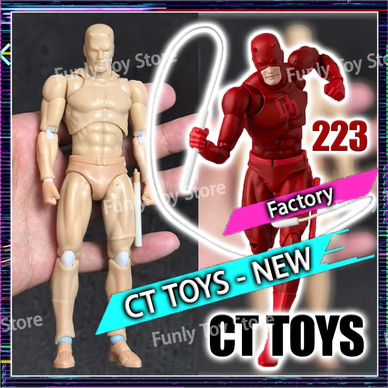 

New-Hot Ct Toys Daredevil Mafex 223 Figure Comic Version SHF Anime Action Figure Figurine Statue Model Custom Gifts Kids Toys