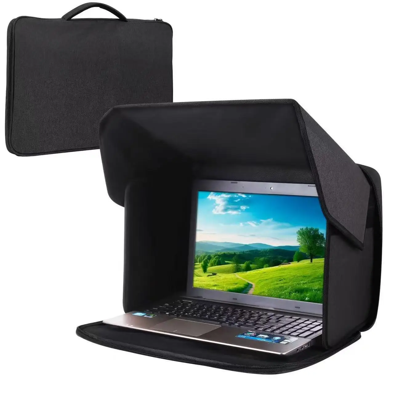 1pc Sunshade Laptop Bag, Handbag Foldable Portable Privacy Anti-Drop Urban Easy, Just the Bag