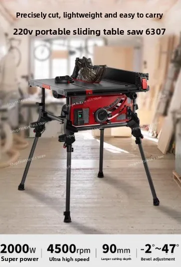 Portable Folding Jobsite Table Saw 15Amp 10 Inch Blade, Compatible with TS6307-00 Models