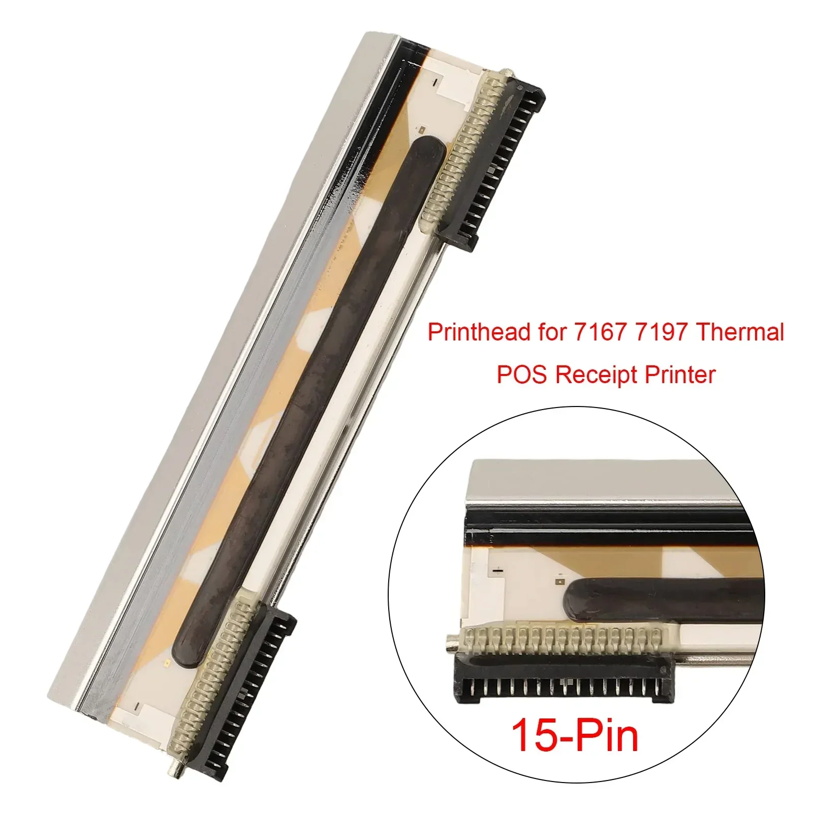 

POS Receipt Printer Head 15-Pin Printhead For Retail Environments Metal Material Reliable Printing Standard Size