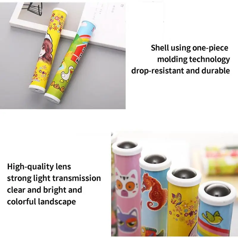 Kids Kaleidoscope Retro Toy Vintage Old Fashioned Kaleidoscope Educational Toys Discover Hiding Animals Crystal Clear View