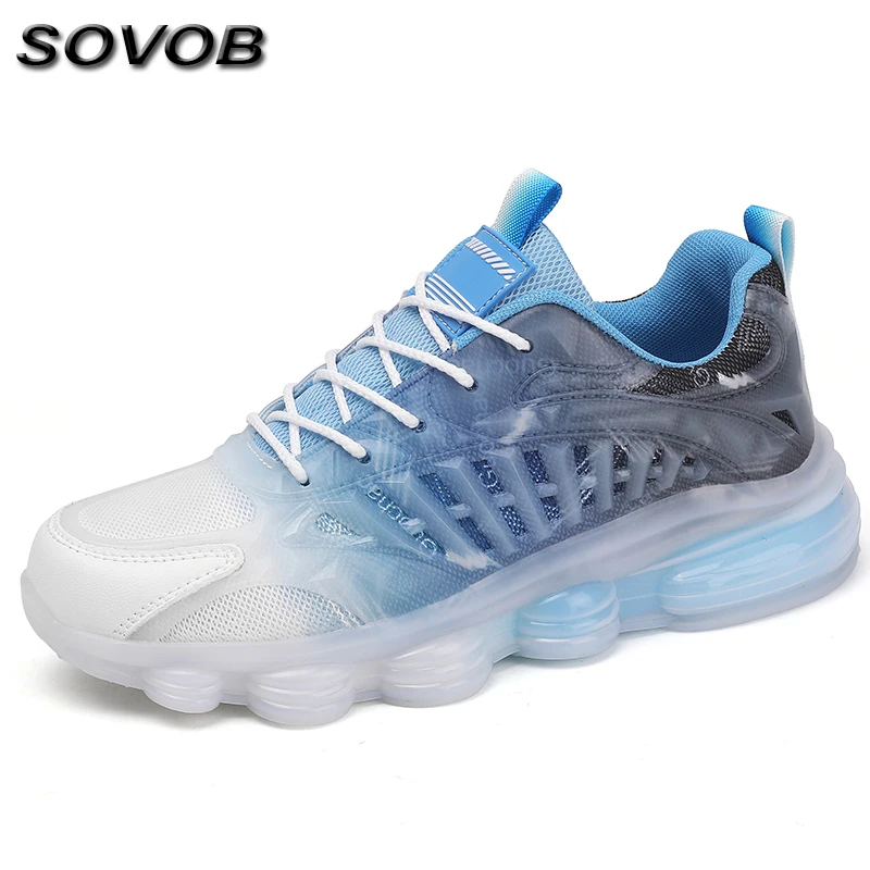 

Fashion Mixed Color Men's Casual Sneakers Big Size 39-47 Anti-Slip Breathable Running Shoes For Men Comfy Platform Trainers Male