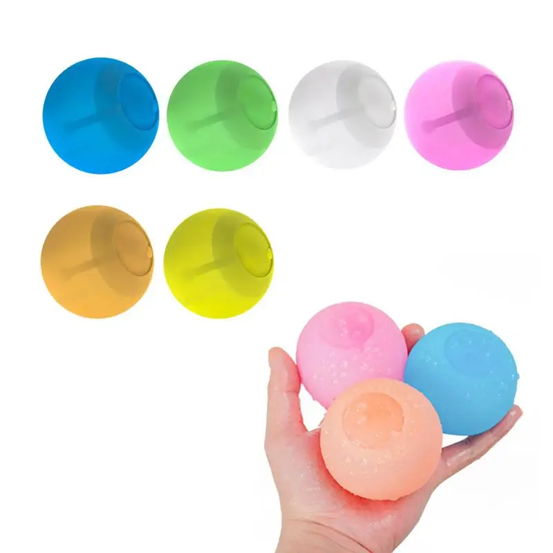 Globos de agua de silicona para piscina para niños, juguetes de playa de agua, juguetes de agua creativos de verano, juguetes de piscina para niños al aire libre