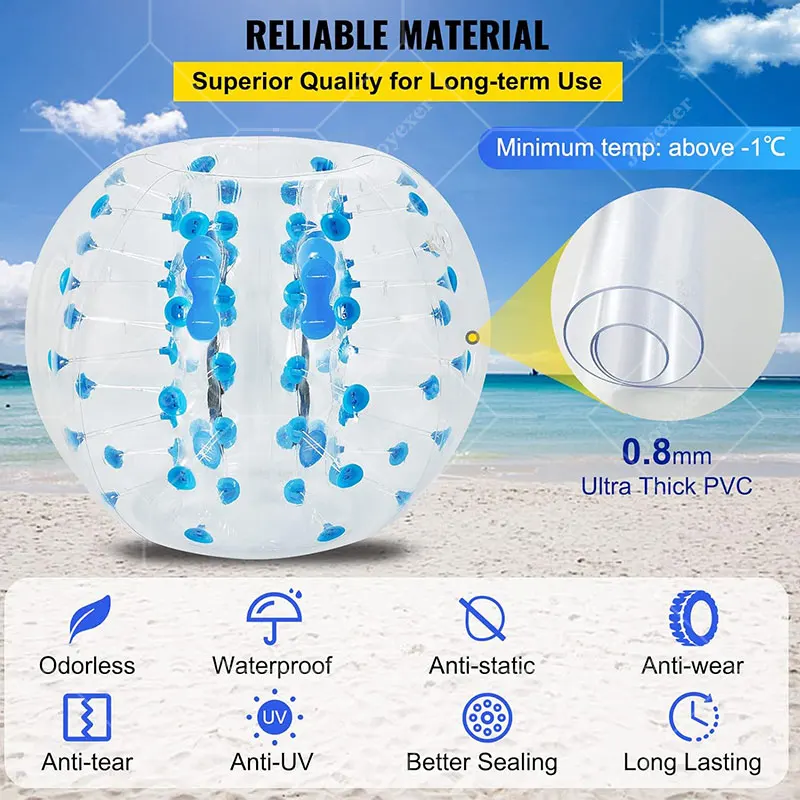 Hot Sale High Quality PVC Material Inflatable Human Body Adult Bumper Bubble Ball