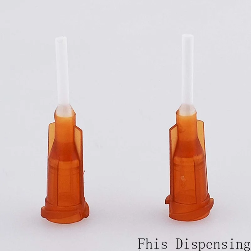 0.5 بوصة 15 جرام PP إبرة مرنة الغراء الاستغناء إبرة أنبوب طول 12.7 مللي متر حزمة من 20