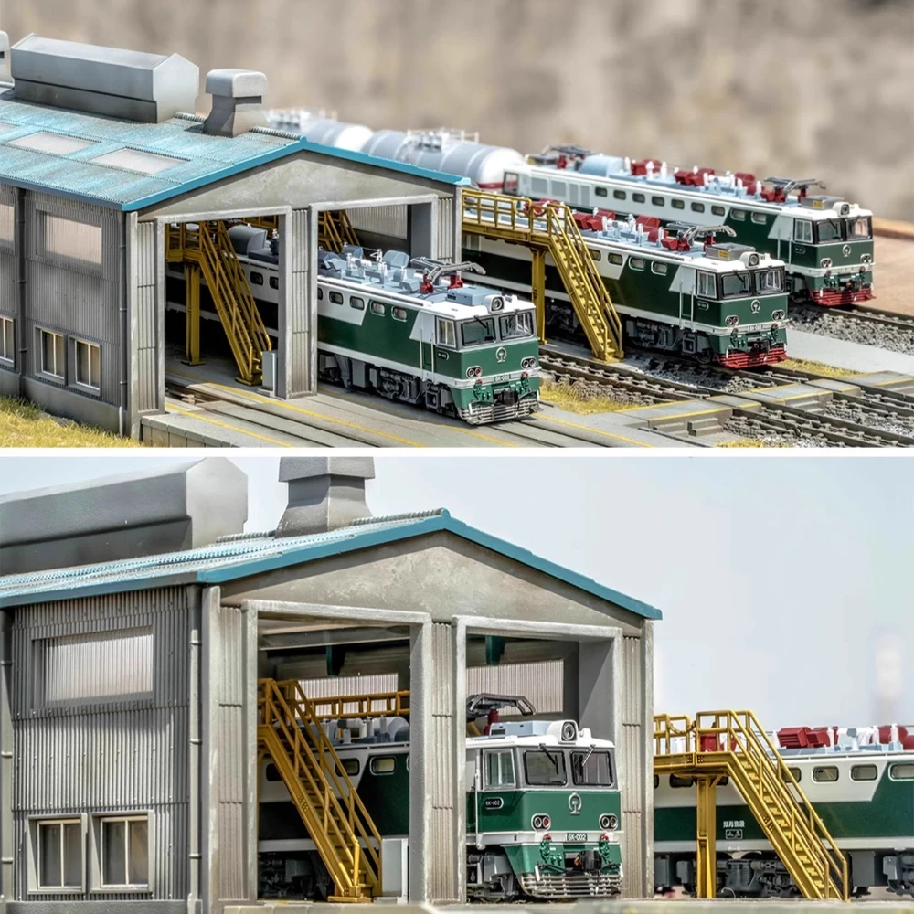 Tren modelo a escala 1/160 tipo N, locomotora eléctrica 6K, Zhengzhou, Bureau, sección luta, trabajo de pintura, tren de juguete, regalo para niños