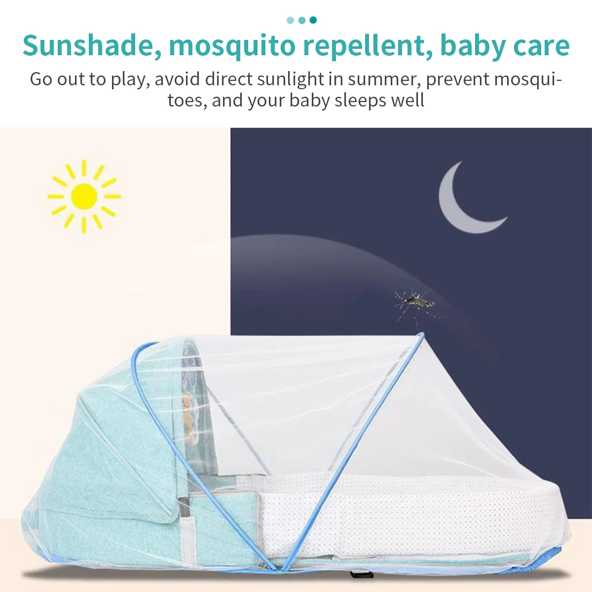 Baby Basket Folding Newborn Bionic Beds Crib With Mosquito Net Infant Portable Bassinet Bumpers Travel Nest Bed Sleeping Pat