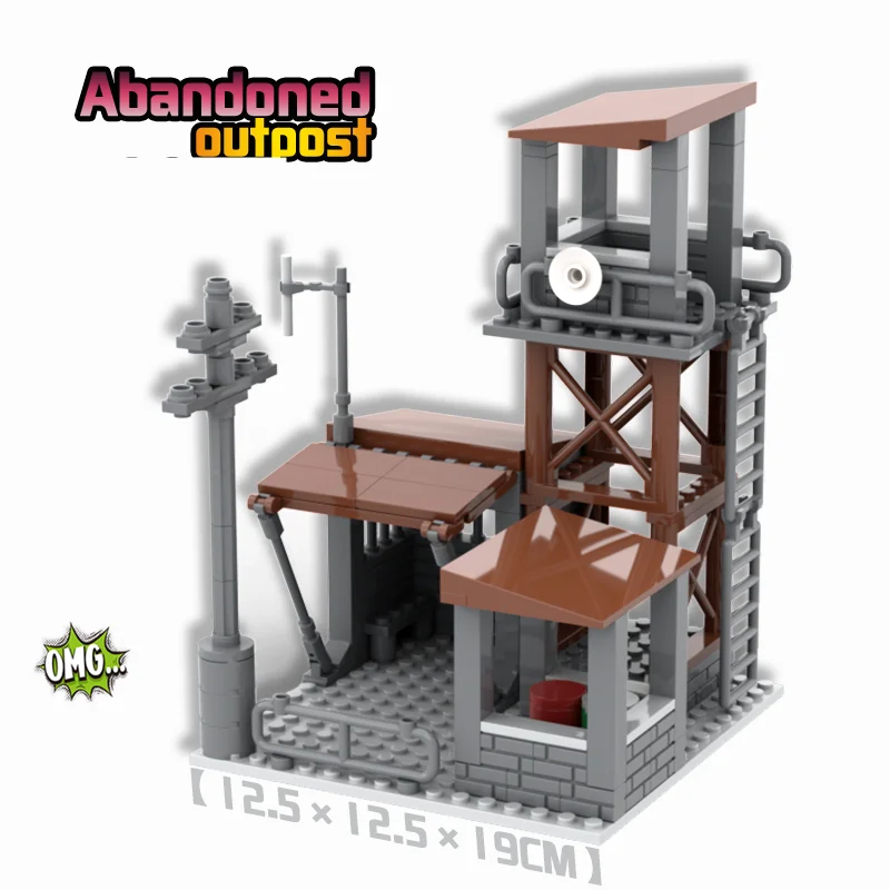 

Newest Military Base Building Blocks Set Policeman Figures Prison Watchtower Construction Bricks Toy for Chilren Boys Model Kit