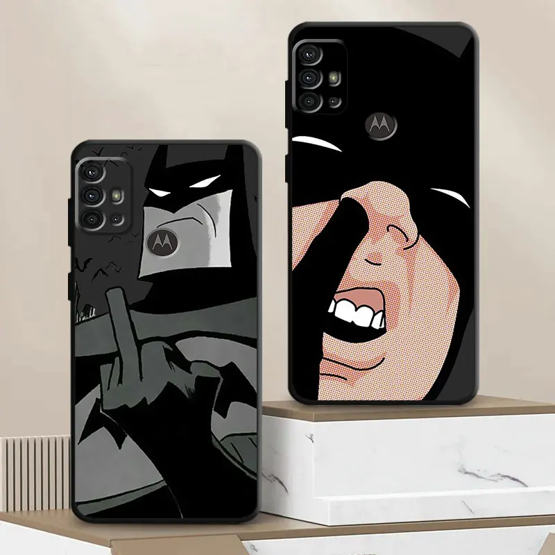 Dark Knight B-Batman Cover Phone Case for Motorola Moto G30 G31 G50 G51 G60S G71 G22 G32 G52 G72 G53 G73 Soft TPU