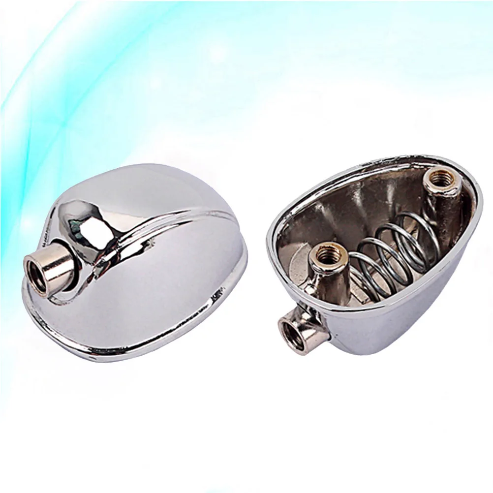 

2Pcs Single-End Snare Drum Ear Lug Claw Hook Replacement Durable Drum Set Parts Silver Percussion Claw Hooks Connector