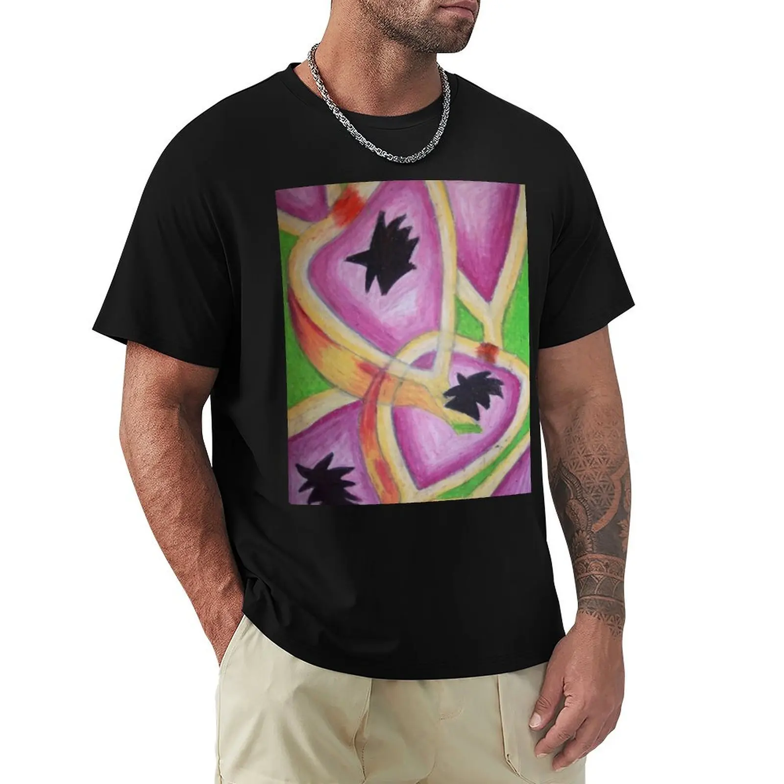 

Retro Style Passionfruit T-Shirt graphics T-shirts oversize summer 2025 shirts graphic Men's cotton t-shirt
