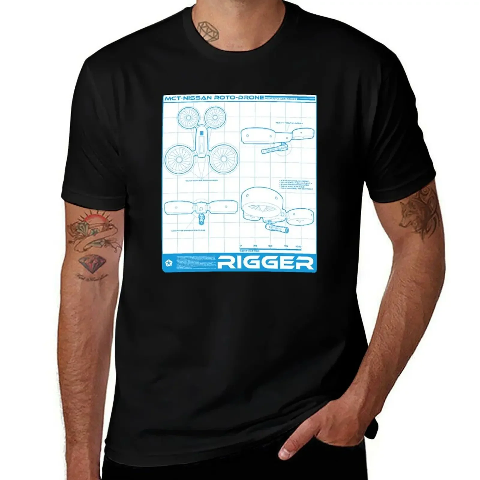 

Shadowrun - Rigger Shirt (Version 1) T-Shirt kawaii clothes graphic t shirt vintage sweat mens clothing