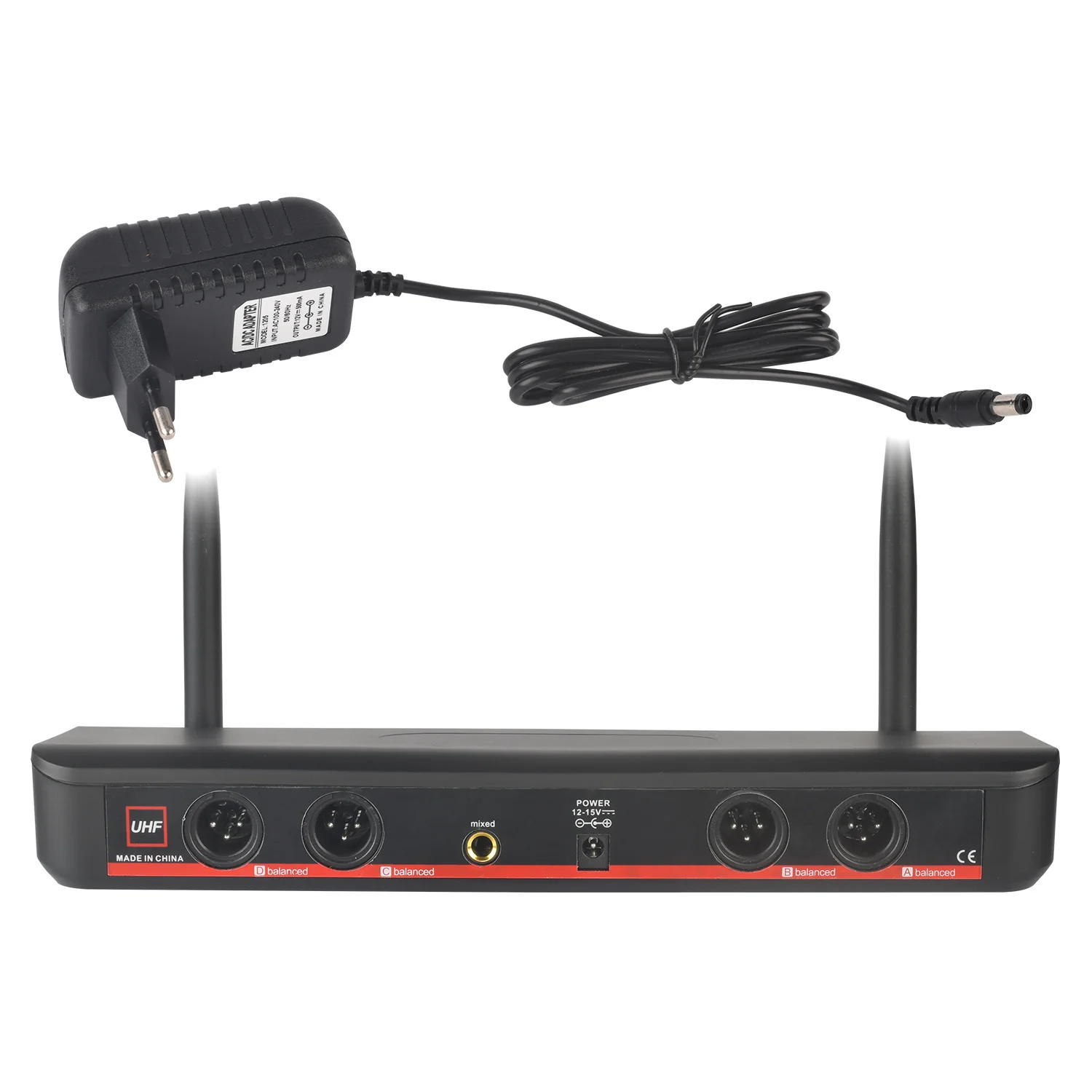 FREEBOSS 4-канальный беспроводной ручной микрофон IR Регулируемая частота UHF 30 м Рабочий профессиональный динамический микрофон для сцены