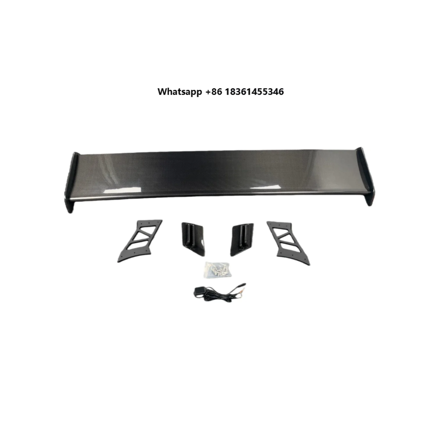 High Quality Carbon Fiber LED Wing Spoiler Automotive Exterior Parts for M2 M3 M4 G80 G82 G87