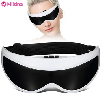 Electric eye massage mask migraine eye vision improvement forehead eyes care glasses eyes magnetic massage wireless vibration