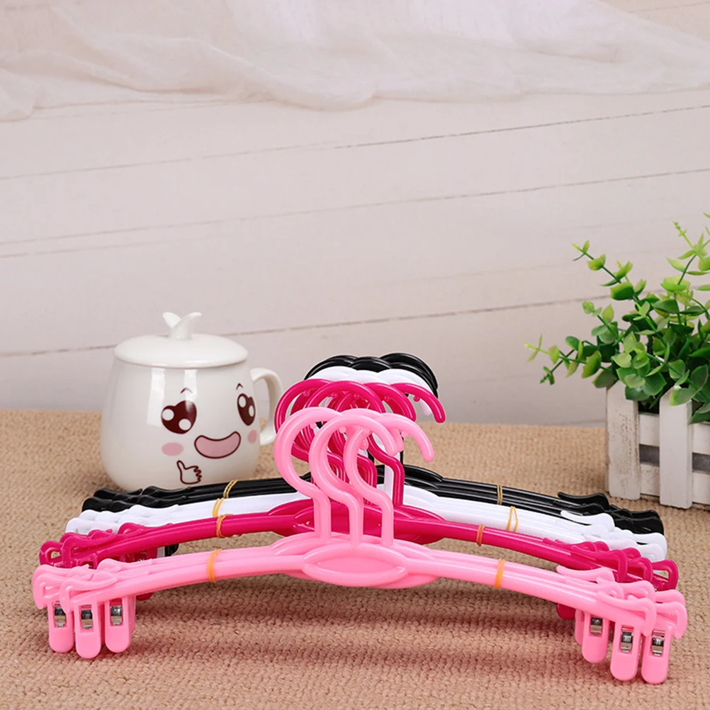 

15Pcs Underwear Plastic Hangers Bra Panties Non Slip Clips Rack for Towels Scarves Clothes Laundry Drying Organizer