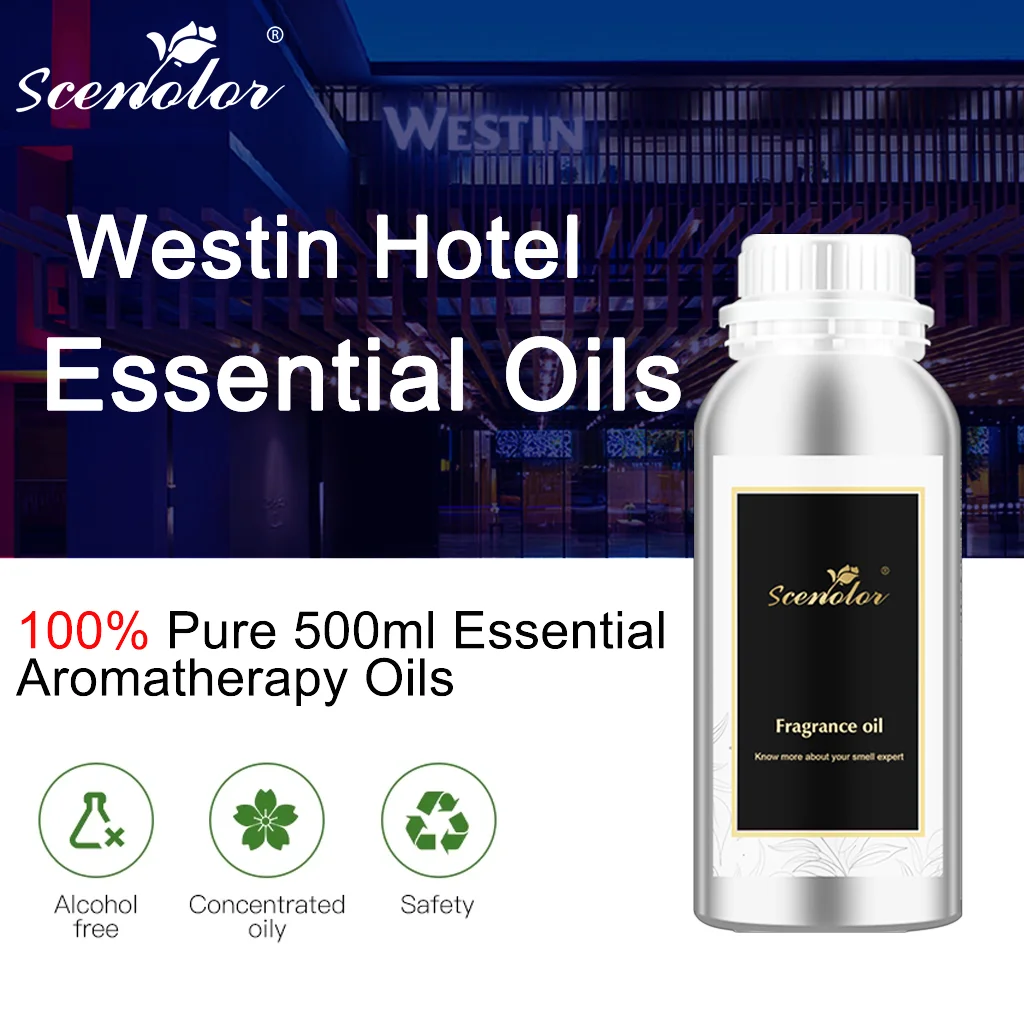 Scenolor Natural Plant Fragrance Essential Oil Westin Hotel 500ml High Concentration Perfume Oasis Home For Diffuser Fresheners