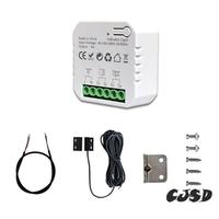 CJSD-Tuya Smart Life Wifi Garage Door Opener Controller With Sensor App Remote Control Fit For Alexa Google Home ,EU Plug Durabl