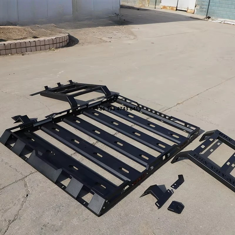 

OEM custom off-road vehicle accessories removable luggage basket roof rack for BJ40 4X4 JK JL 4 doors