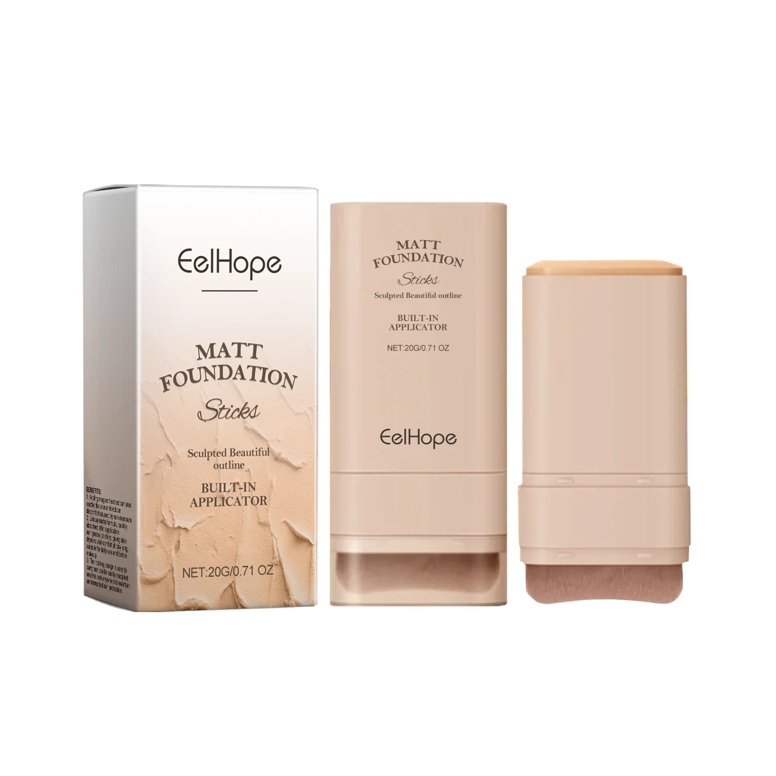

Eelhope Light Прозрачный консилер Foundation Stick Увлажняющий и осветляющий легкий консилер Увлажняющий