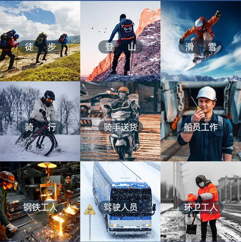 4 paia di calzini da trekking all'aperto in lana merino da uomo calzini da equipaggio calzini invernali spessi per stivali termici traspiranti per l'umidità taglia Euro 42-46