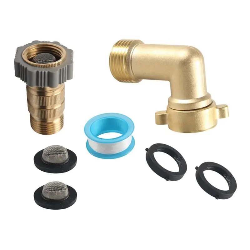 RV Water Regulator 90 Degree Elbow For Campers Trailers Outdoor Faucet Washing Machines And Irrigation Systems