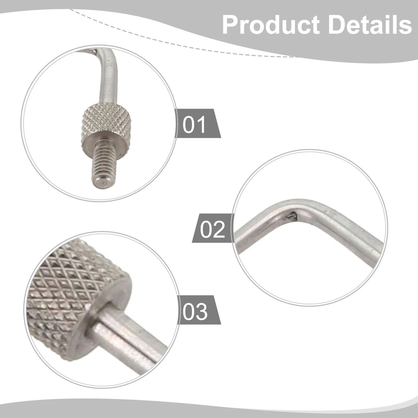 Color: Silver Depth Gauge Tips Flat Contact Point For Gauges Depth Gauge B15C5, B20C10 Models B30C10, B20C20 Variants
