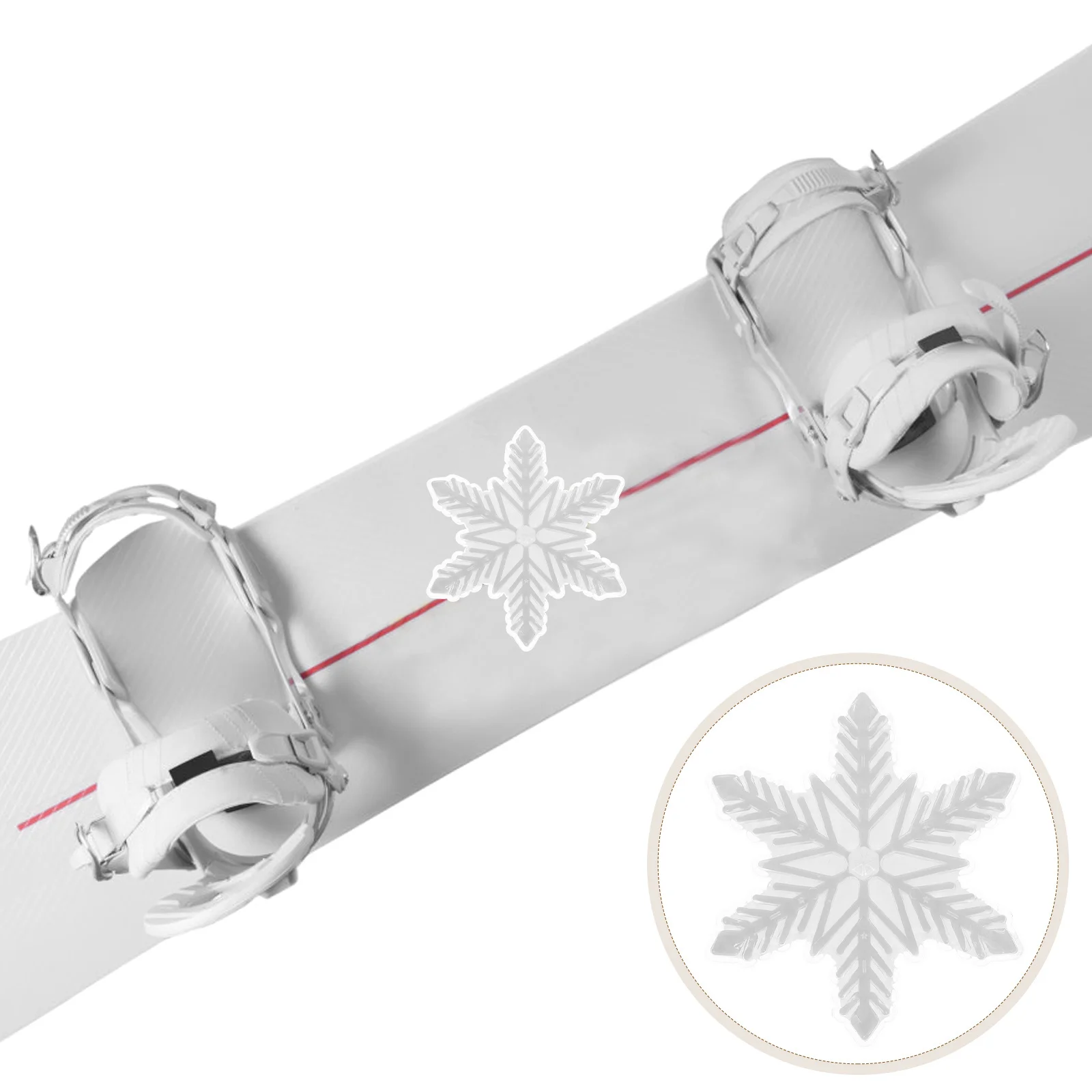 

Snowboard Anti-Slip Sticker Thickened Grip Pad For Skiing Snowboarding Outdoor Sports Use Snowflake Design Nonslip Cushion