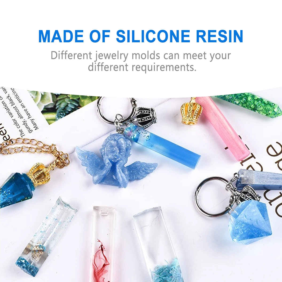 

Pendant Silicone Mold Set Jewelry DIY Tool Kit Molds H Earrings Accessories Making Supplies Crystal Resin Molds Pendant