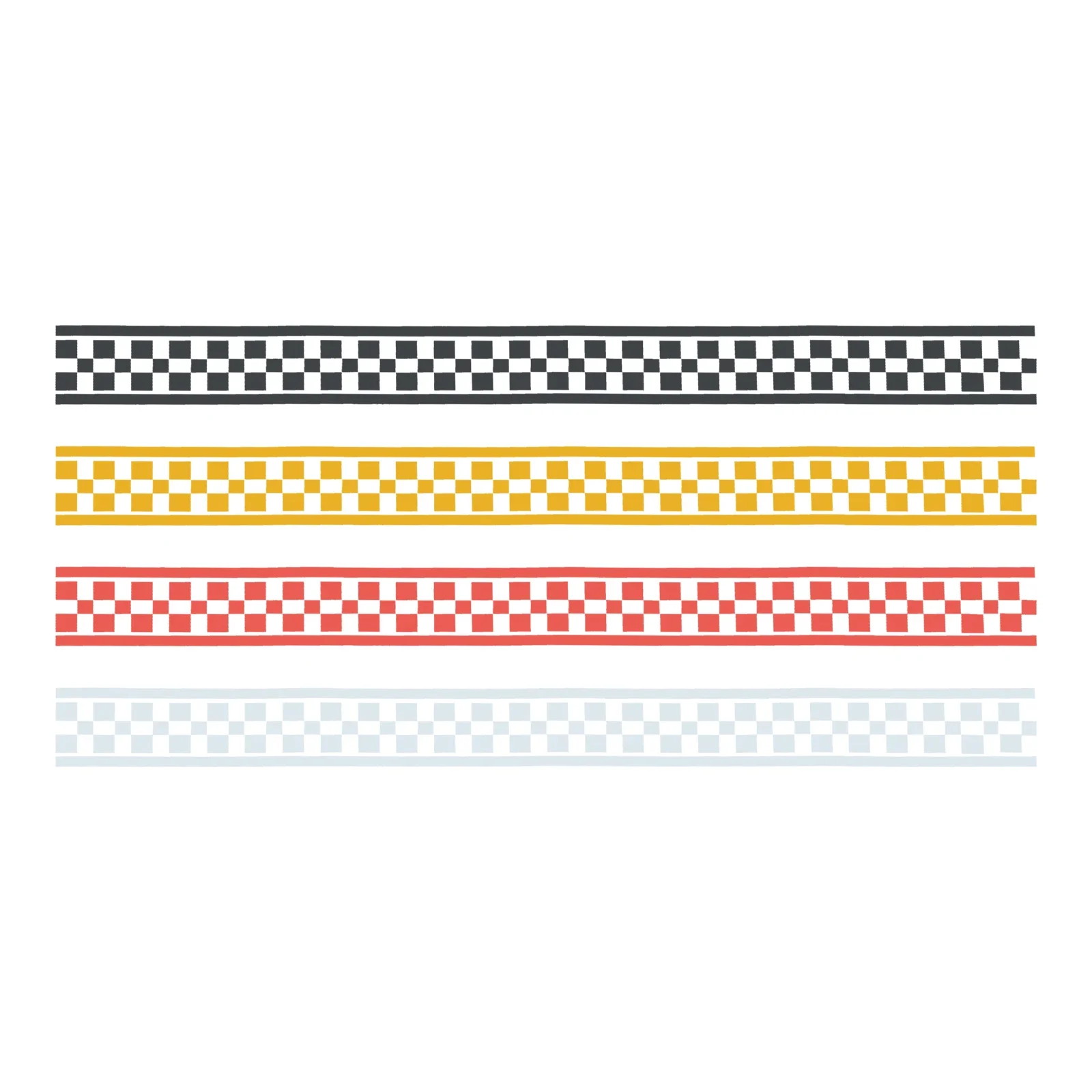 50*4.5cm Motorcycle Checkered Racing Stripes Tank Decals Decoration DIY Fuel Tank Sticker Waterproof Automotive Car Decoration