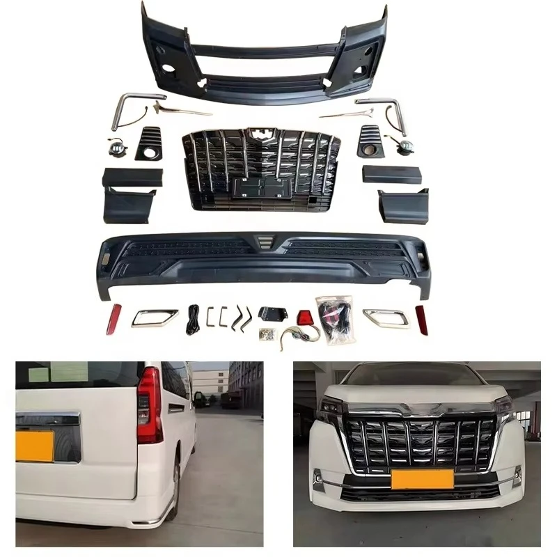 

New Upgrade Automotive Parts Alphard Body Kit Car Bumpers for Hiace 2019-2021 Car Accessories