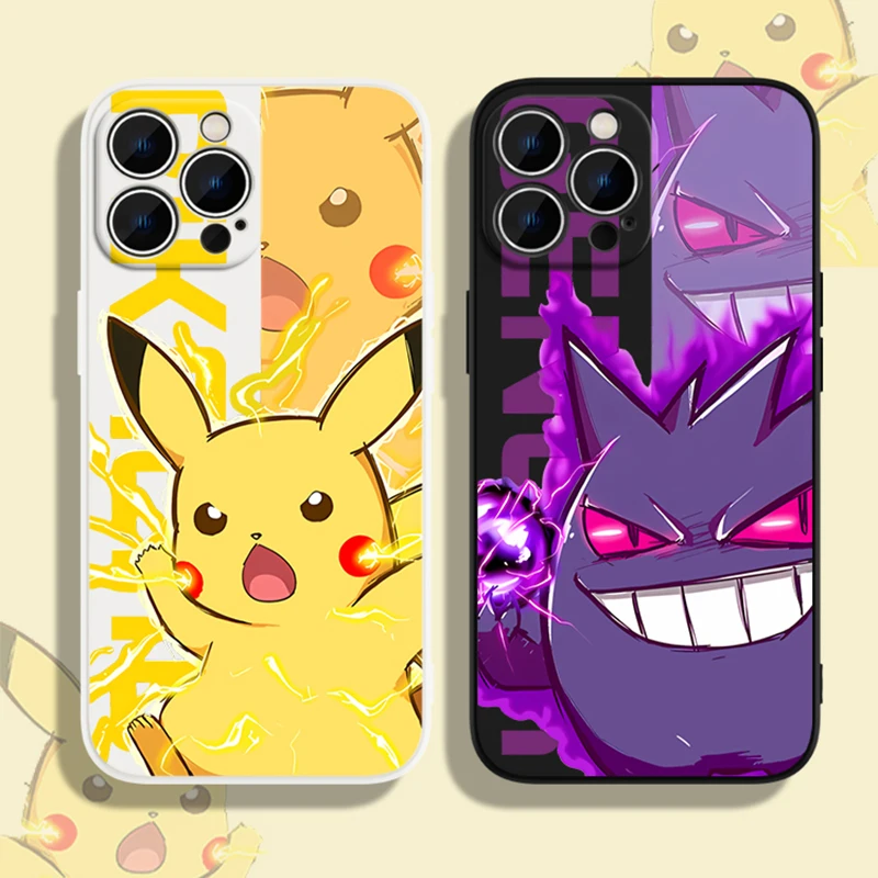 Funda de dibujos animados de Pokémon para Infinix Note 8 8i 10 11 Pro 12 Play 2023 Smart 4 5 6 HD Plus 7 ZERO X Neo, cubierta trasera de silicona líquida