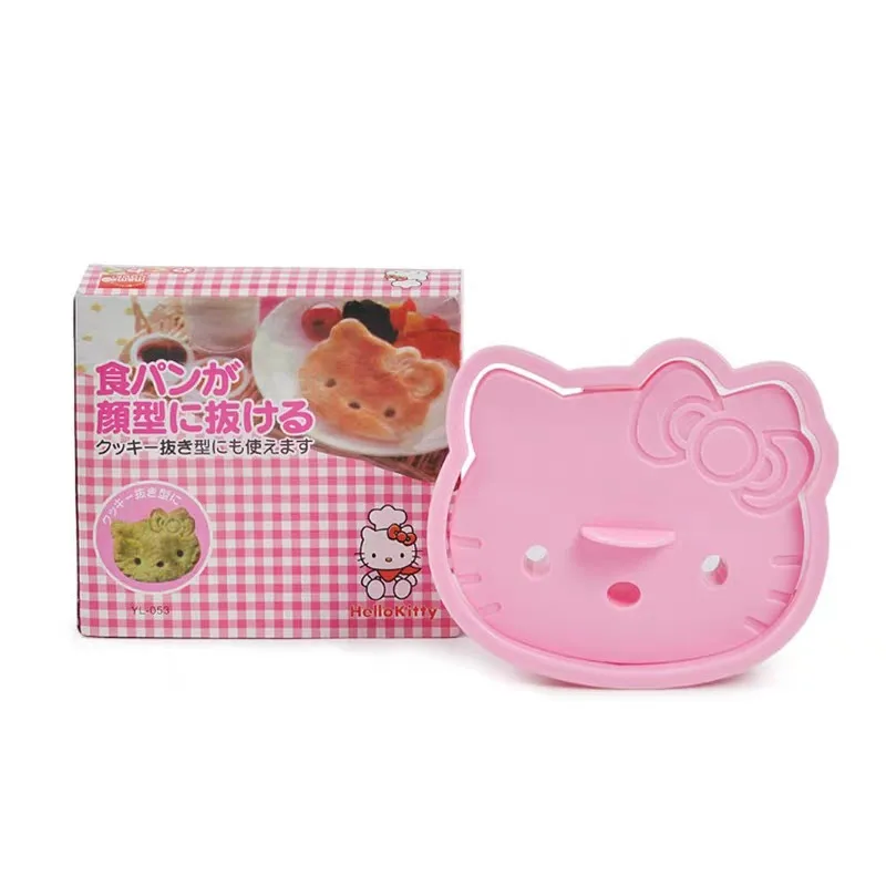 Hello Kitty Breakfast Sandwich Mold, Anime Kt Cartoon Bread Biscuit Embosser, Bolo Ferramenta, DIY Making Mold, Acessórios de Cozinha, Kawaii Hello Kitty