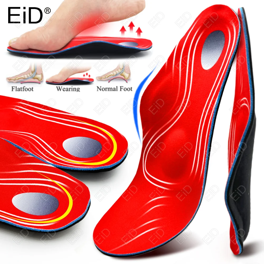 

Premium Severe Flat Foot Orthotic Insole Plantar Fasciitis Relieve Heel Pain Arch Support Shoes Insert For Women Men Sneaker pad