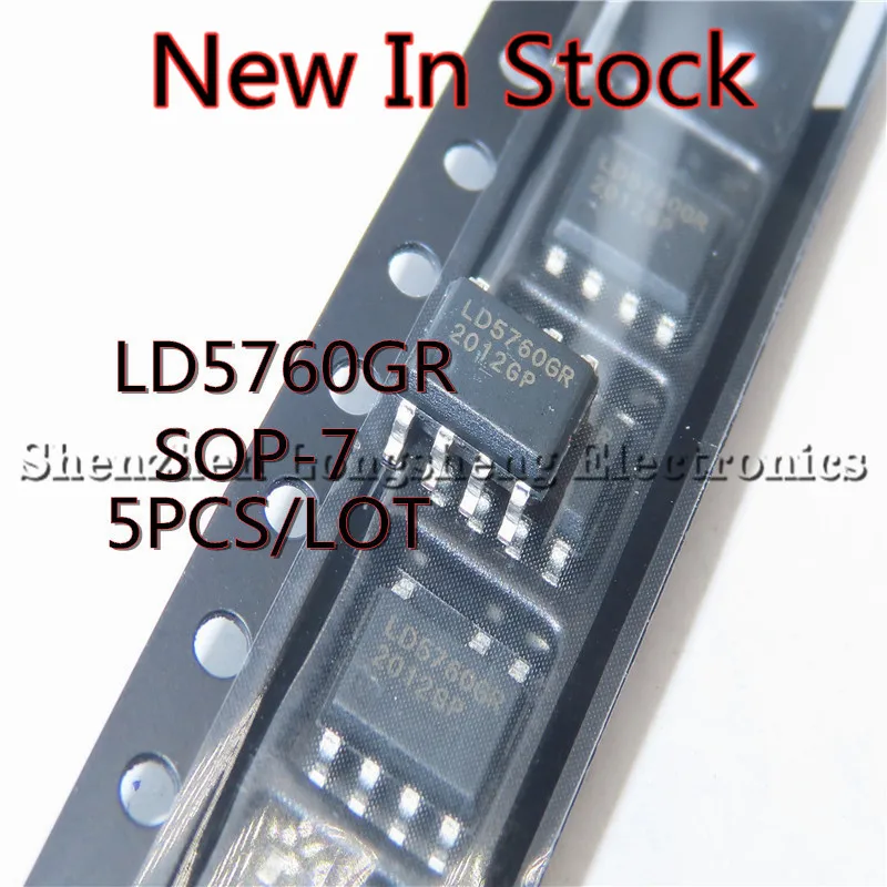 Chip de gestión de energía LCD, 10 unids/lote, LD5760GR, ld5760r, LD5760, 5760, SOP-7 SMD, nuevo, en Stock, Original