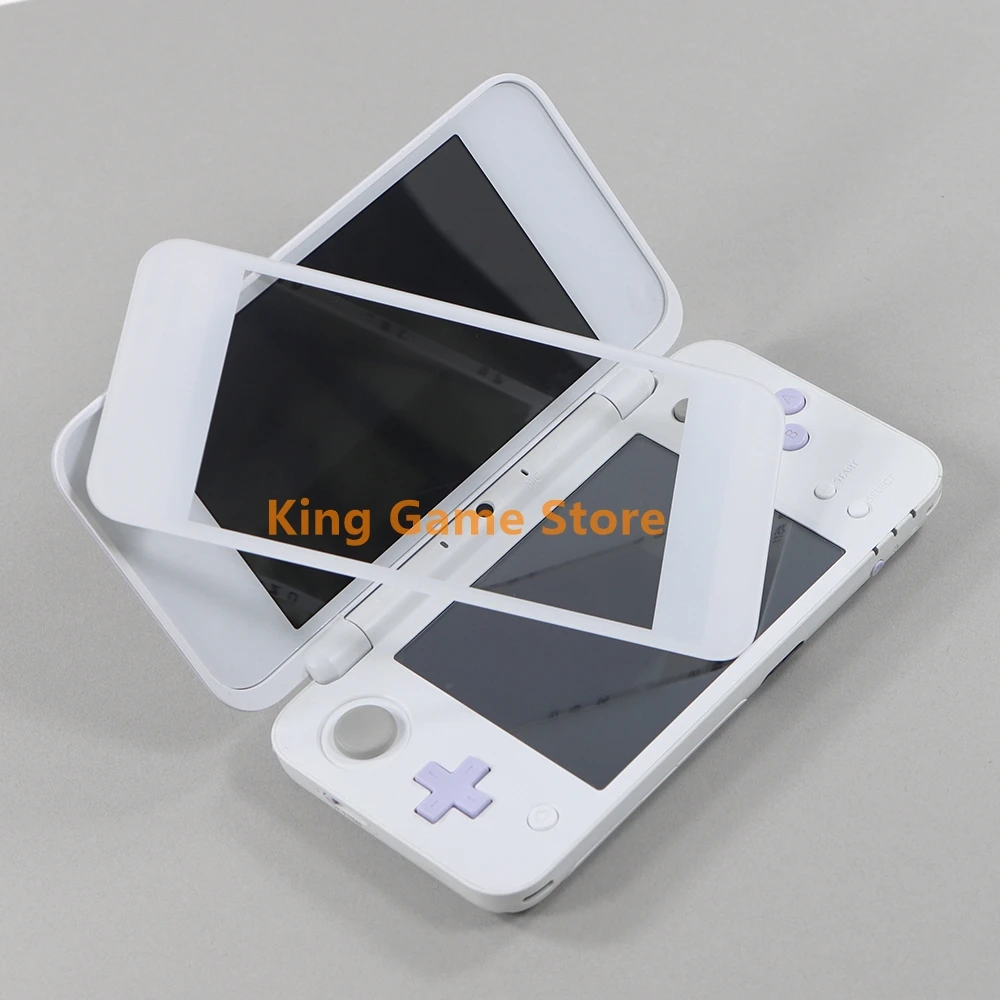 شاشة بلاستيكية علوية LCD عدسة شاشة واقية ، عدسة أمامية واقية سطح علوي 2DS XL جديدة ، 1:
