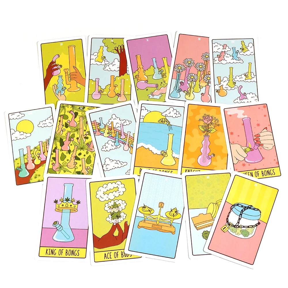 Pot Tarot 78 pièces jeu de cartes Version de voyage taille de poche Witchy débutant Tarot apprentissage cartes de Tarot