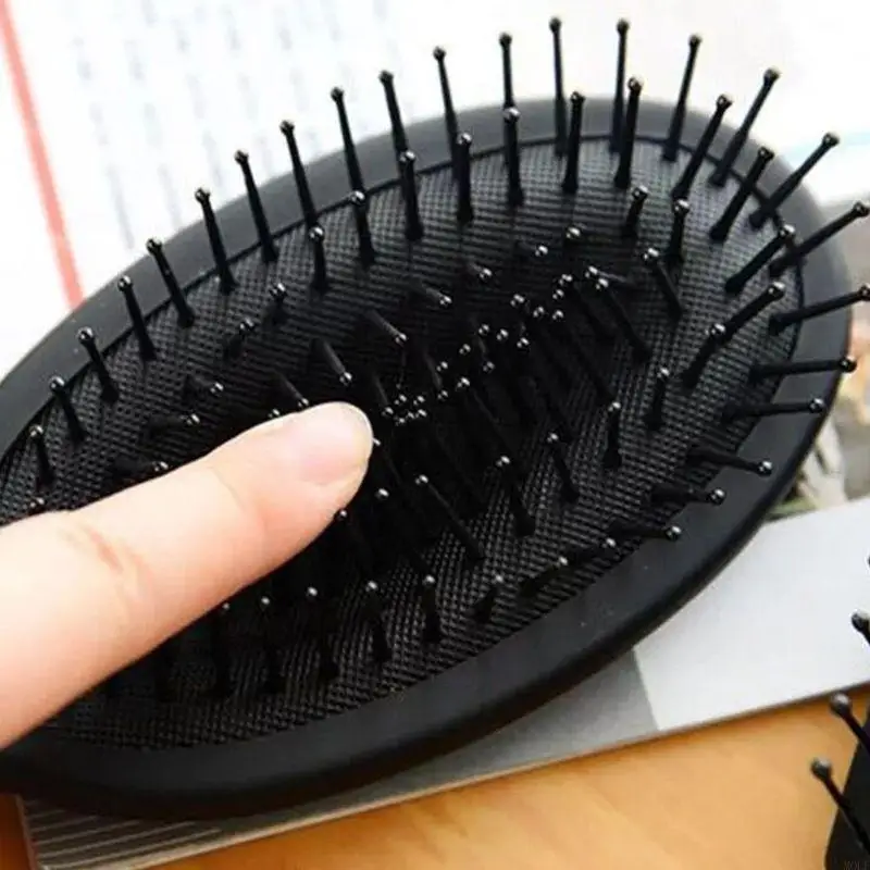 Molf 1pc Massage Oval Hair Comb Comb Vòng hình chữ nhật chống lại không khí khử tĩnh điện