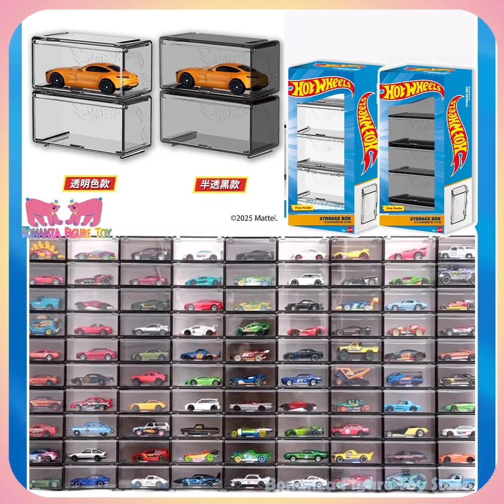 

В наличии Оригинальная коробка для хранения моделей автомобилей Hot Wheels 1/64 Комбинированная коробка из сплава Коллекция моделей автомобилей Дизайн Подарочные игрушки