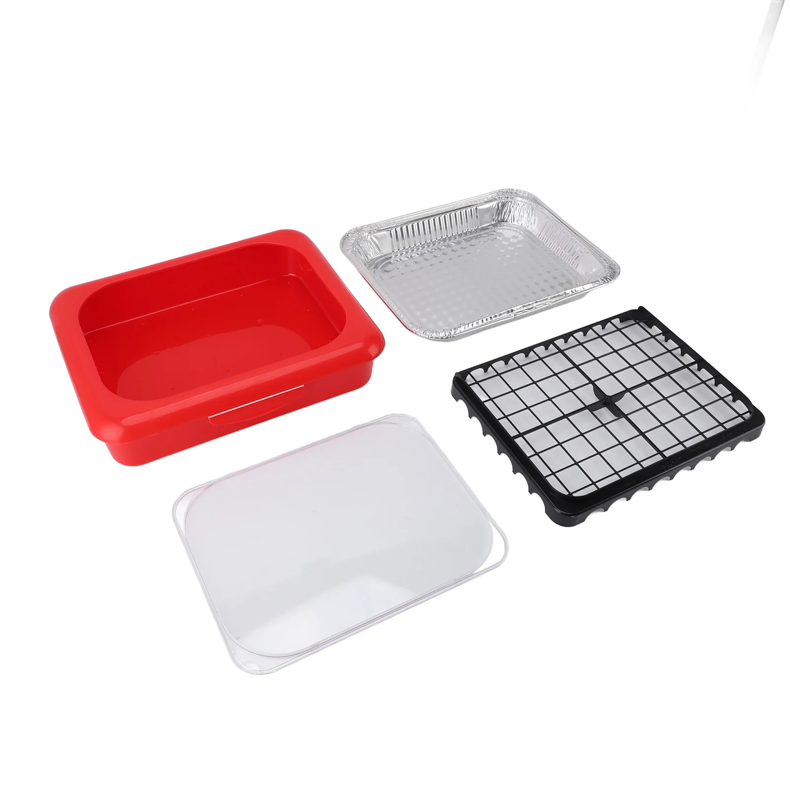 Tin Foil Storage Tray Foil Insulation Picnic Pan Food Container for Picnics Parties Camping Trip Foil Insulation Picnic Pan