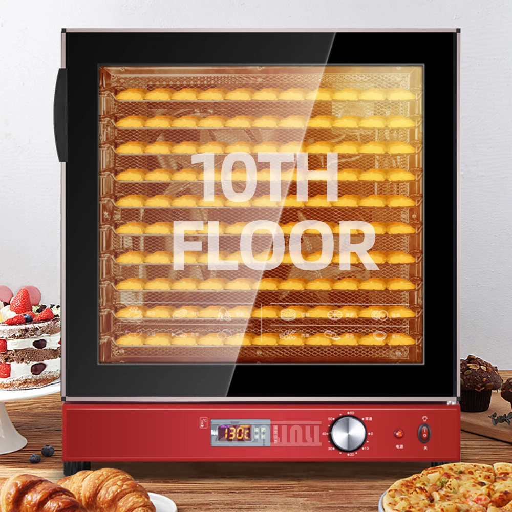 大容量工業用電気オーブン,ステンレス鋼,多機能風炉,120l,14層