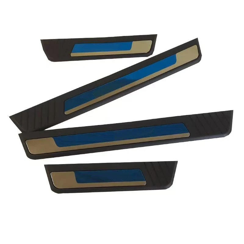 

4 шт. для Honda CRV CR-V 2025 2024 2023 пластиковая накладка на порог из нержавеющей стали, накладка на порог, защитная накладка на порог