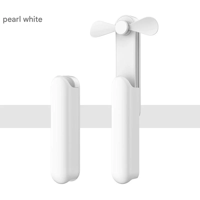 2000mAh 배터리, 3가지 속도 조절 가능, 접이식 및 여행용 경량, 사무실, 캠핑용 소형 USB-C 충전식 미니 팬