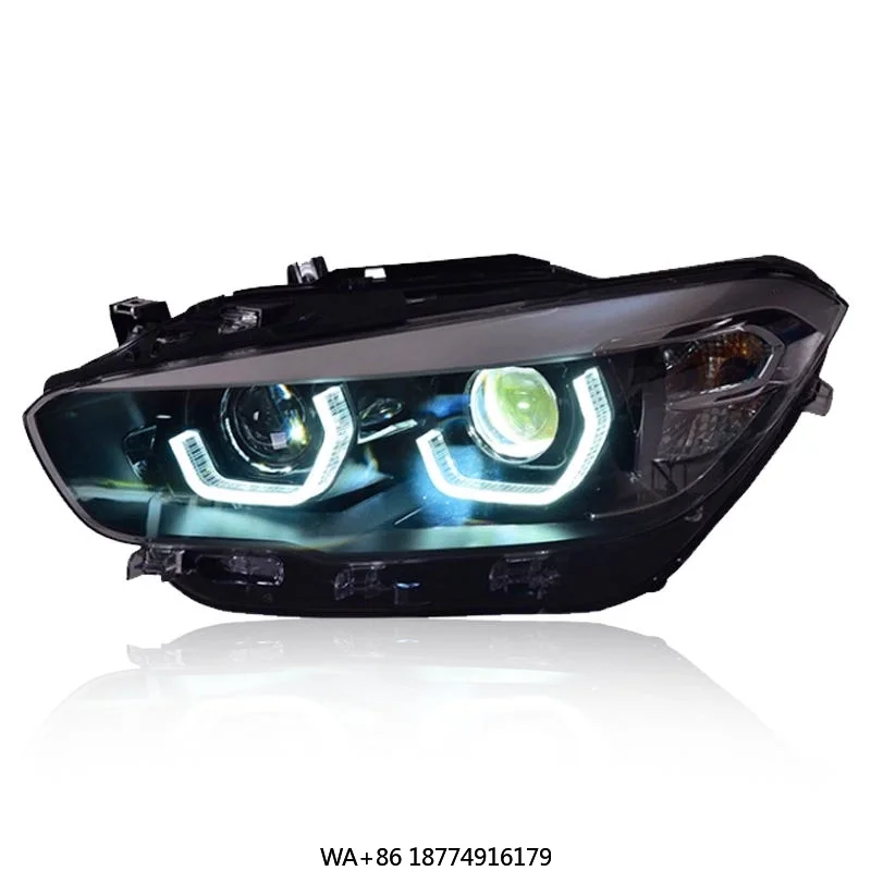 

Hot salescarStylingHead Lamp for 1X F20 Headlights2014-2019 118i 120iLEDProjector Lens Design DRL Signal Lamp Auto Parts