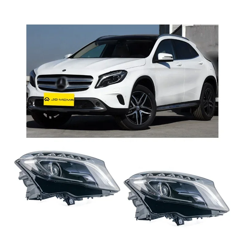 

JDMCMA Фабричные фары прямых продаж для BENZ GLA 2015-2018 W156 ксеноновые фары в сборе A 1569063100 A 1569063200